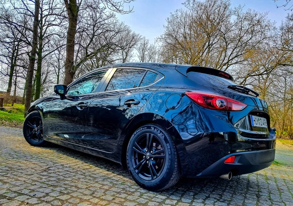 Mazda 3 cena 47700 przebieg: 169000, rok produkcji 2014 z Poznań małe 56